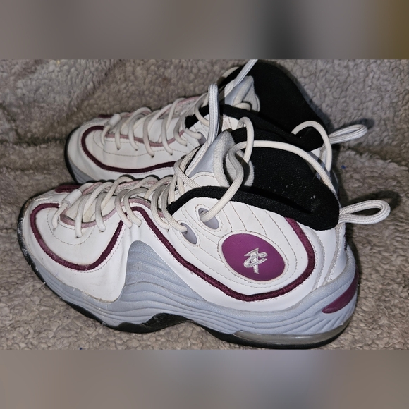 NIKE Air Max Penny 2 II Rosewood Sneakers Sz.6.5/7 Mid Top Shoes DV1163-100 - Picture 11 of 16